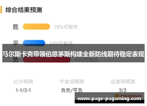 马尔斯卡克带领伯恩茅斯构建全新防线期待稳定表现