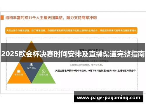 2025欧会杯决赛时间安排及直播渠道完整指南