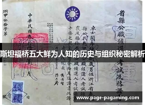斯坦福桥五大鲜为人知的历史与组织秘密解析